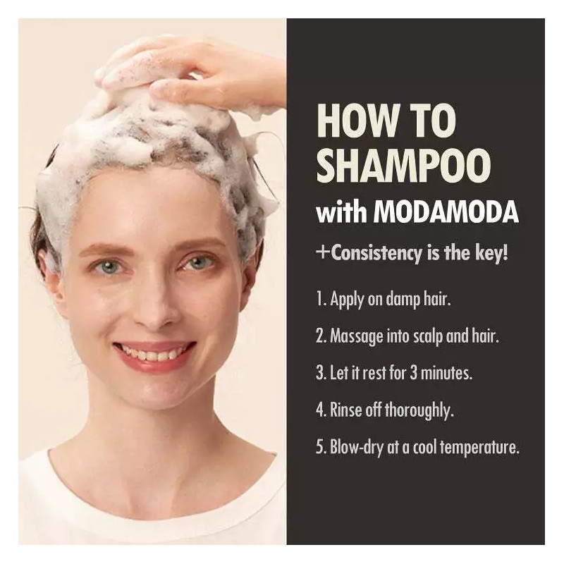 MODA MODA [MODAMODA] Zero Gray Black Hair Shampoo 300g l
