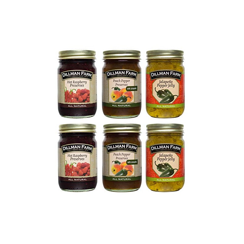 Dillman Farm 6 Piece Christmas Preserves with a Kick Variety