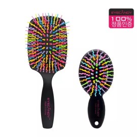 iCandy 아이캔디(브러쉬) 아이캔디 레인보우 볼륨 S 브러쉬 패들 + 미니 세트구성 [패들블랙 + 미니블랙] iCandy (Brush) iCandy Rainbow Volume S Brush Paddle + Mini Set Configuration [Paddle Black + Mini Black]