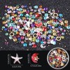 editTime 6 Wheels Mixed Sparkle Nail Art Rhinestones Diamonds Crystals