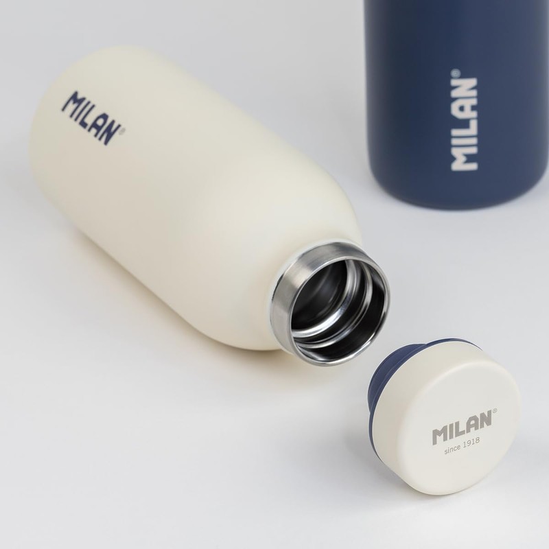 MILAN 1918 Series Stainless Steel Insulated Bottle, White