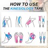 PATIKIL 16.4Ft x 4 Inch Kinesiology Tape, 2 Rolls Adhesive