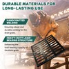 23.6x23.6 Drain Grate, B125 Class Sewer Grate, Weather-Resistant Outdoor Drain