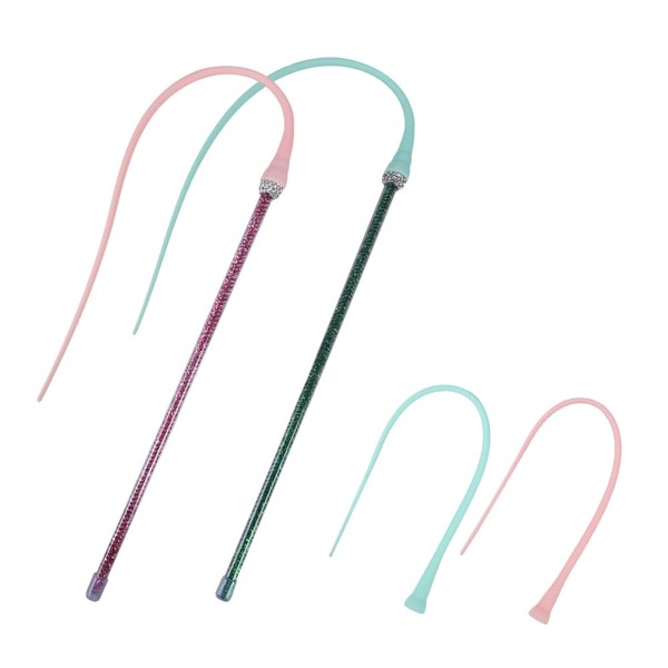 2PCS Mice Tail Cat Teaser Toys, Interactive Cat Wand Toys