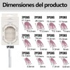 Juego De 24 Piezas Uñas Press On Cortas, Uñas Postizas
