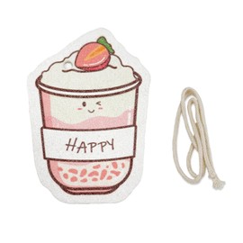 BLXDWaron Wood Pulp Compression Cotton Strawberry Drinks Shaped Kitchen Sponges