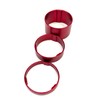 Avedio 70586 Lightweight Aluminum Spacers 5mm, 10mm, 20mm Red
