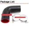 Ruikarhop 90 Degree ID 2.75inch(70mm) Elbow Coupler Silicone Hose 4-Ply