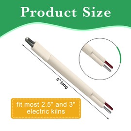 Tujoe 1 Pcs Kiln Thermocouple Type K, Replacement Kiln Part