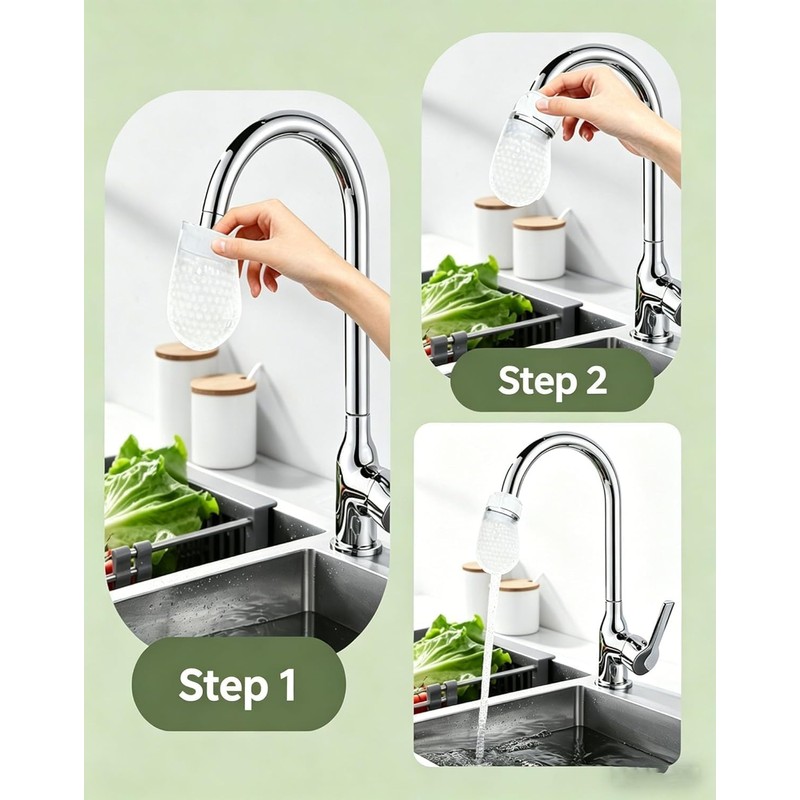 50/100/150/200pcs Faucet Filter Bag, Splash-Proof Kitchen Faucet Water Filters Bag,