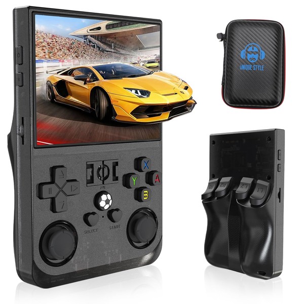 R36PRO Handheld Game Console, 3.5 Inch IPS Screen RK3326 1.5GHZ