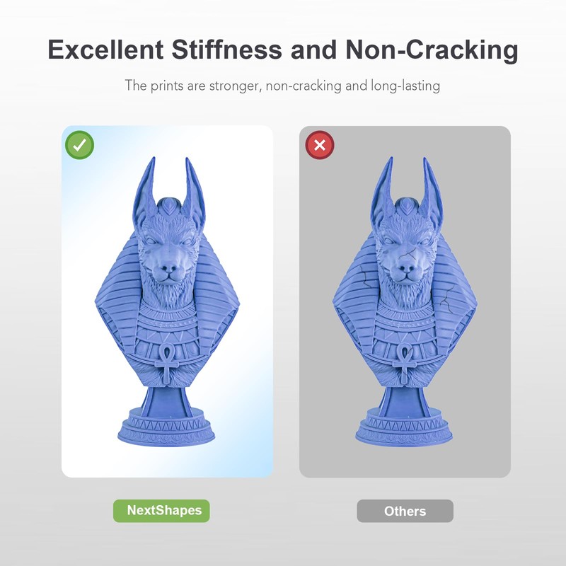 NextShapes Rigid Pro 3D Printing Resin, High Stiffness & High