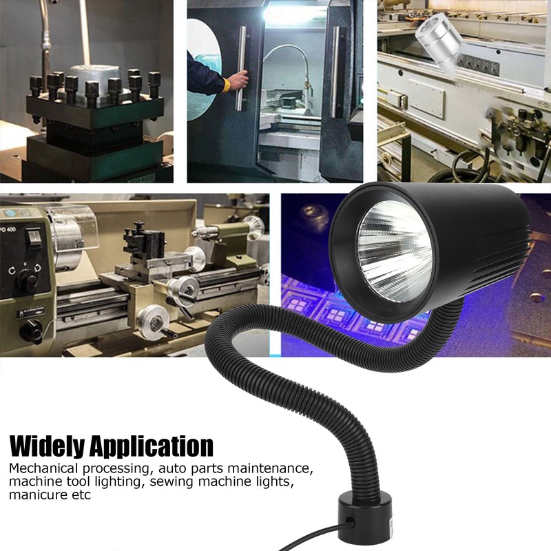 LED Work Lamp with Magnetic Base Adjustable Gooseneck for Sewing