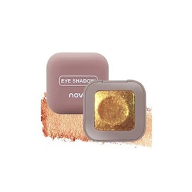 SWEET NIGHT Single Eye Shadow High Coloring, Smooth Adhesion, Long Keep, Suitable for All Ages, Compact, Easy to Carry, Eye Shadow Color (08 - Sunrise)