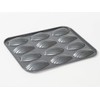 cotta 88657 Tiffany Madeleine Mold (12 Pieces), Black, External Dimensions: