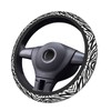 Zebra Steering Wheel Covers Non Slip Neoprene Stripe Pattern Steering