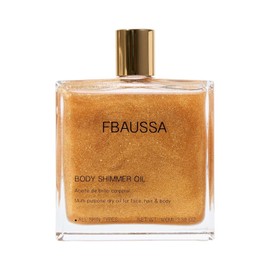 Body Shimmer Oil, Waterproof Long Lasting Moisturizing Luminizer Glow, Luxurious Illuminator Oil with Natural Origin Ingredients, Highlighter for Face, Body & Hair 3.38 Fl Oz