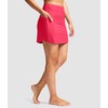 SANTINY Women's 17'' Long Swim Skirt with Pockets High Waisted