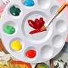 Hulameda 4ps-Paint Tray Palettes, Paint Pallet, Paint Holder, Plastic Palette,
