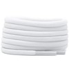 DELELE 2 Pair Round Solid Climbing Shoelaces White Hiking Shoe