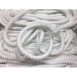 Dan's Daughters' Containers 1/4" x 8' Wood Stove Door Gasket, Round Fiberglass Rope Seal (1/4" x 8'.roll) High Density Boiler Kiln Coke Oven Industrial Crucible 003