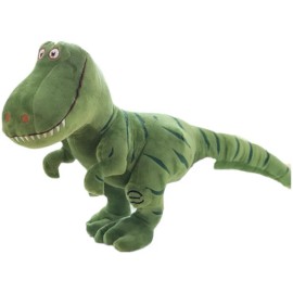 Unbranded 🦖 Plush Gray Dinosaur Toy – Stuffed Green Dino for Kids 18"x9" Soft Animal Gift