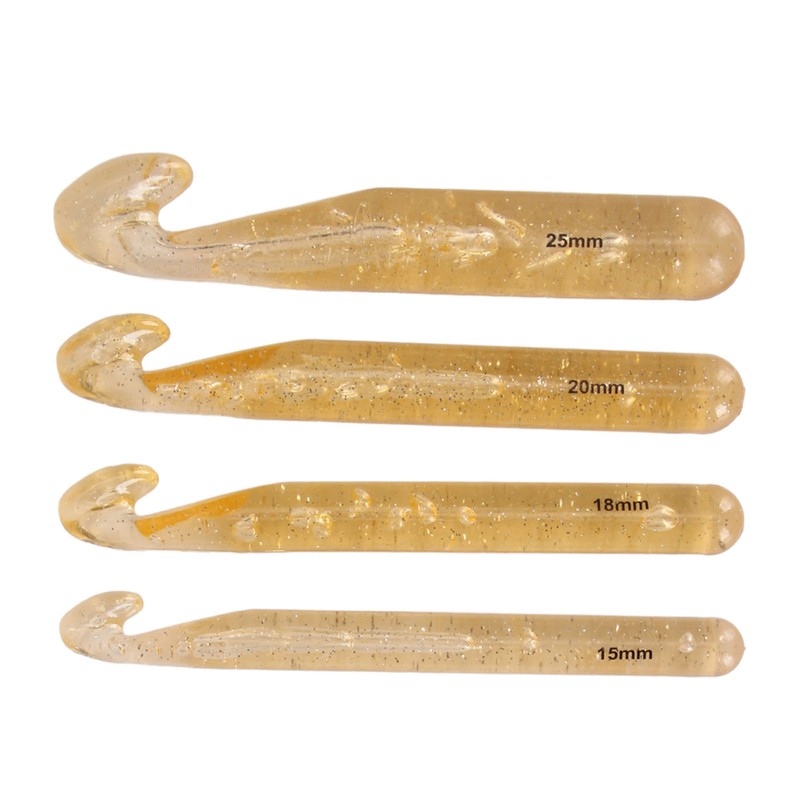 Large Crochet Hooks Plastic Weaving Knitting Crochet Hook Tools for