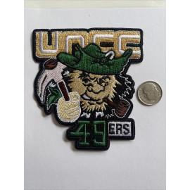 UNCC Charlotte 49ers Vintage Embroidered Iron On Patch 3.5” X 3”