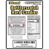Butterscotch Hard Candies. (5 Pound Bag) of Individually Wrapped and