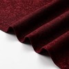 Wekwch Burgundy Jacquard Rectangle Tablecloth Exquisite Grain Design Waterproof and