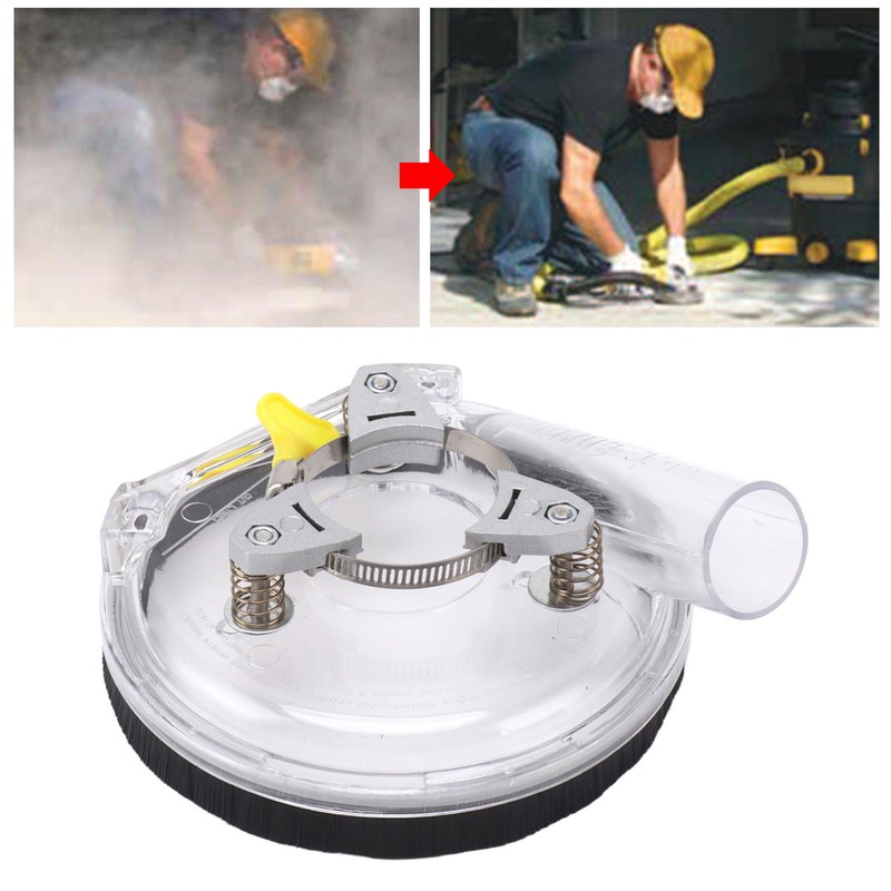 Dust Shroud Kit Transparent ABS Dry Grinding Dust Cover for