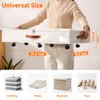 KitHero 6 Inches Under Bed Storage with Wheels Pack of