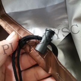 PLUSLEYSC Hanging Porch Swing Cover 63 Inch Waterproof Zipper 420D Oxford Cloth Porch Swing Cover,Outdoor Patio Swing Chair Cover (Beige, 63Wx28Dx35H inch)