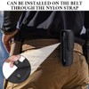 JEYORZY Tactical Flashlight Bag Holster, Flashlight Holster Holder Cover Nylon