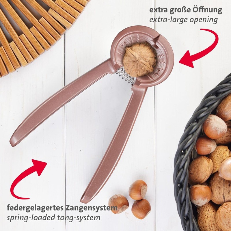 Westmark Nutsprofi - Heavy Duty Nutcracker for Walnuts, Brazil Nuts