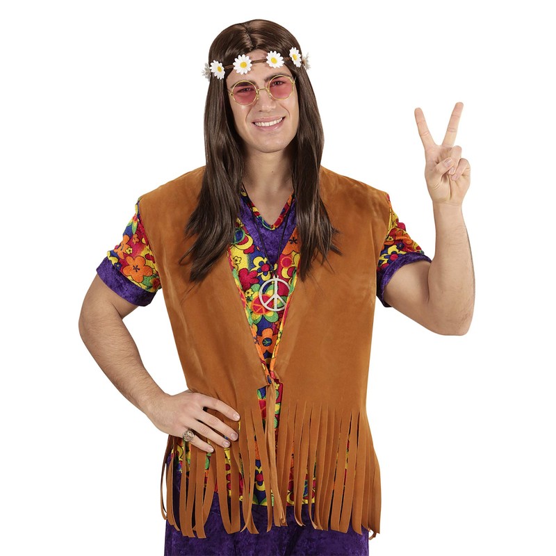 Flower Headbank 60's Hippie Fancy Dress
