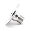 QiiMii 1.5" Tri Clamp Tri Clover Fittings to NPT 3/8"