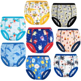 Flyish Direct Baby Training Pants, Potty Training, Children's Potty Training Pants for Girls and Boys, 2-7 Years, Washable and Reusable