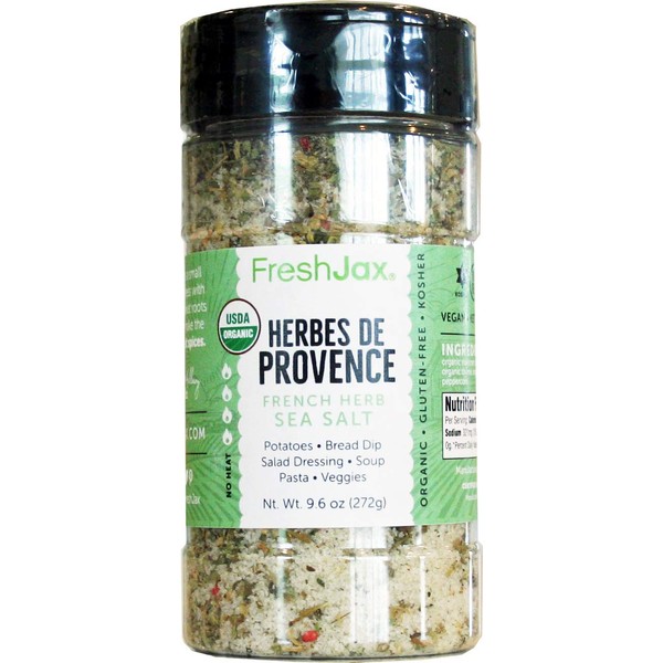 FreshJax Premium Gourmet Spices and Seasonings (Organic Herbes de Provence Sea Salt)