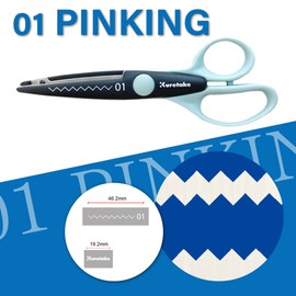 Kuretake Scissors Craft Scissors 01 Pinking KU230-1