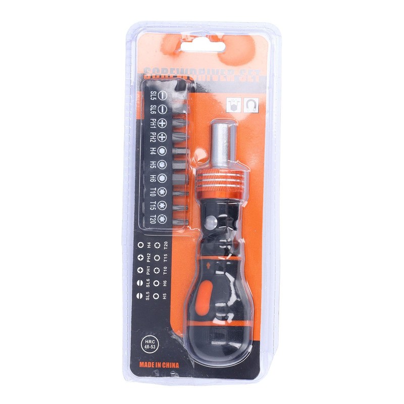Ratchet Screwdriver, 10 in 1 MultiBit Combination Adjustable Angled, Precision