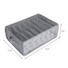 Zilink Upgraded Underwear Drawer Organizer with Support Board, Clear Drawer,