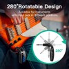 XIAOKOA UHF Wireless Transmitter Receiver, 164Feet Range with HD LED