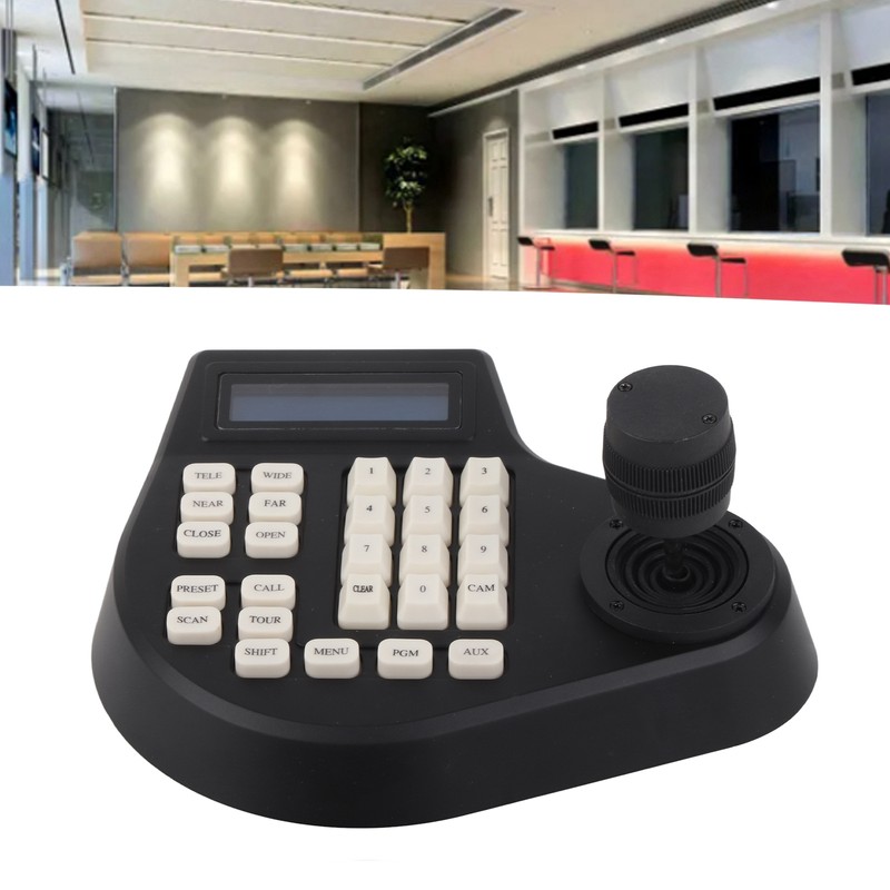 3D PTZ Camera Keyboard RS485 PTZ Joystick Controller LCD Display