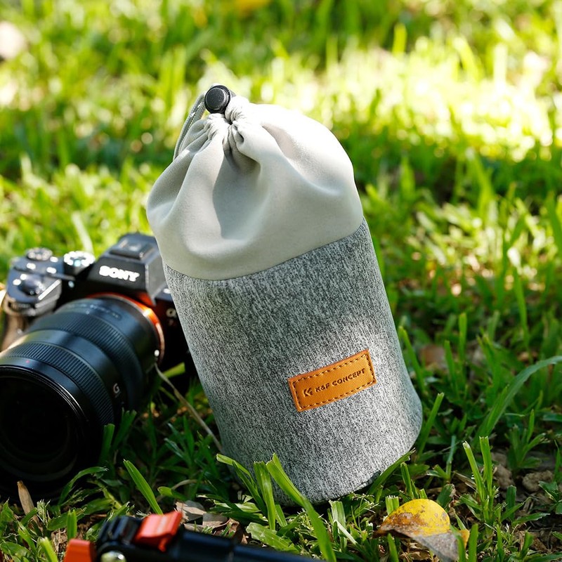 Camera Lens Case, K&F Concept SLR Dual Purpose Lens Case,