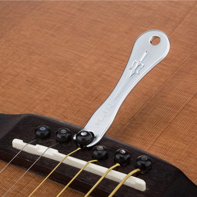 Pin Puller Bridge Pin Removal Metal Durable Guitar Maintenance Supplies