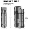 Castelar Torch Lighter Triple Jet Flame Refillable Butane Cigar Lighter
