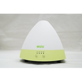 ZNERGY MIZU Pyramid Ultrasonic Aroma Diffuser with LED Mood Light, Color Changing, 5-Hour Runtime, Auto Shut-Off, Essential Oil Diffuser (Green)