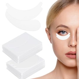 120 Pcs Eye Pads Hydrogel Eye Patch Lash School Lashes Extension Supplies Professional Under Eye Patches for Lash Artist Eyelash Technician Eyelash Extensions Lift Tint Make up Tools (White)