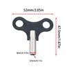 Ruiwaer Clock Winding Key Wood Clock Key Metal Clock Key